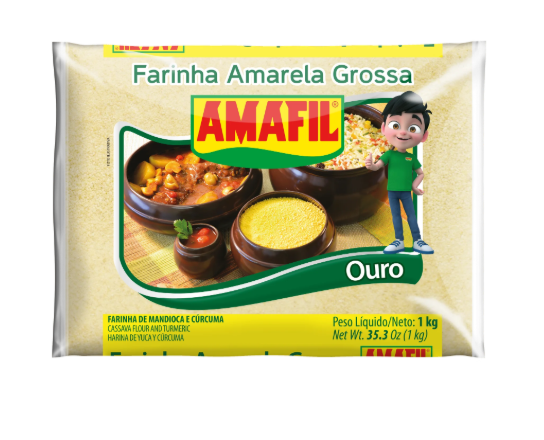 Farinha Amarela Grossa - Amafil